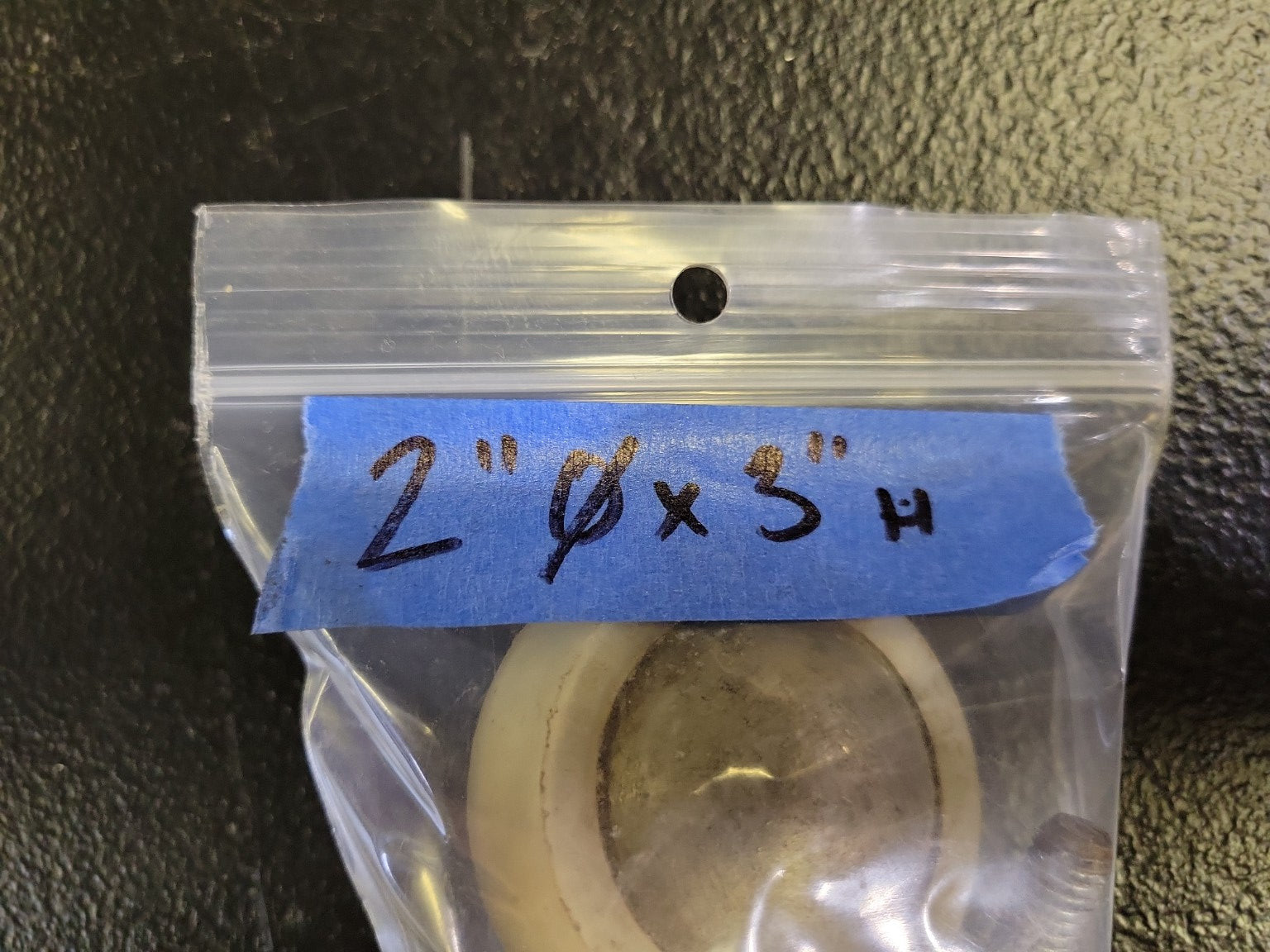 Set of 2 Large Brass Furniture Casters – 2" Wheel