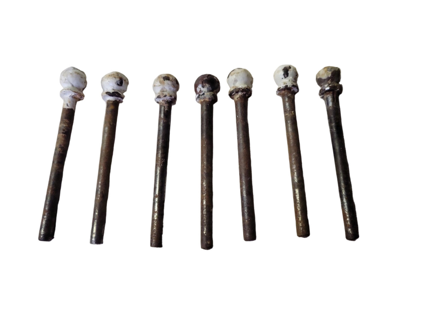Set of 7 Vintage Door Hinge Pins