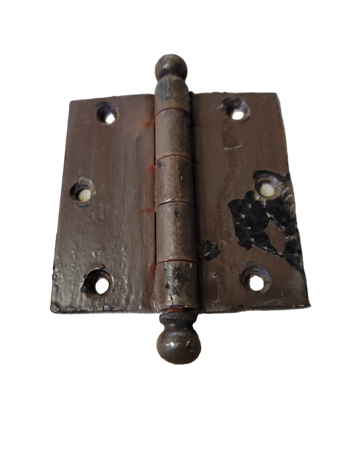 Pair of Vintage Ball-Tip Door Hinges – 2 1/4" W x 4 1/2" L