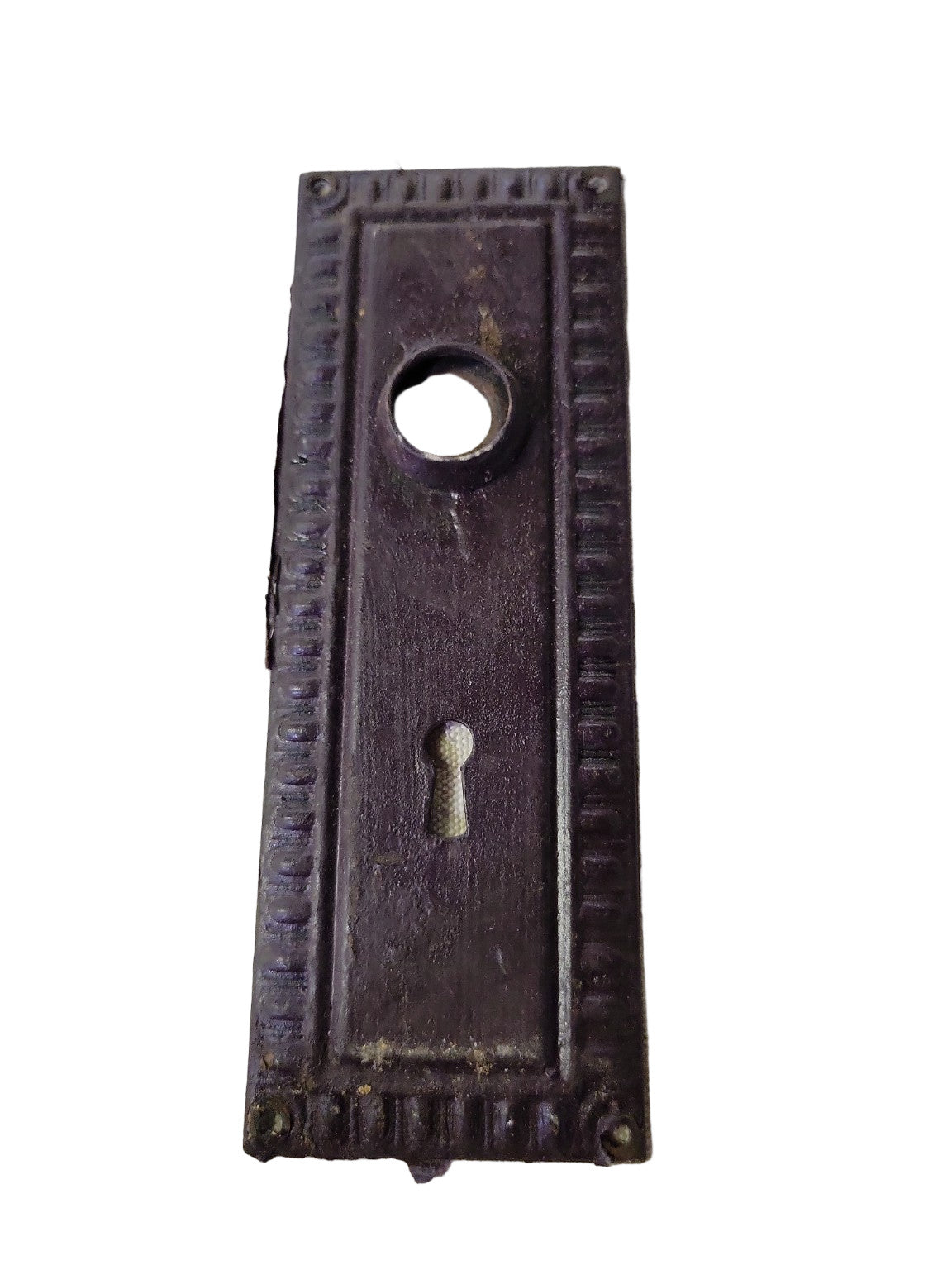 Antique Cast Iron Door Backplate – 2 1/2" W x 6 1/2" H