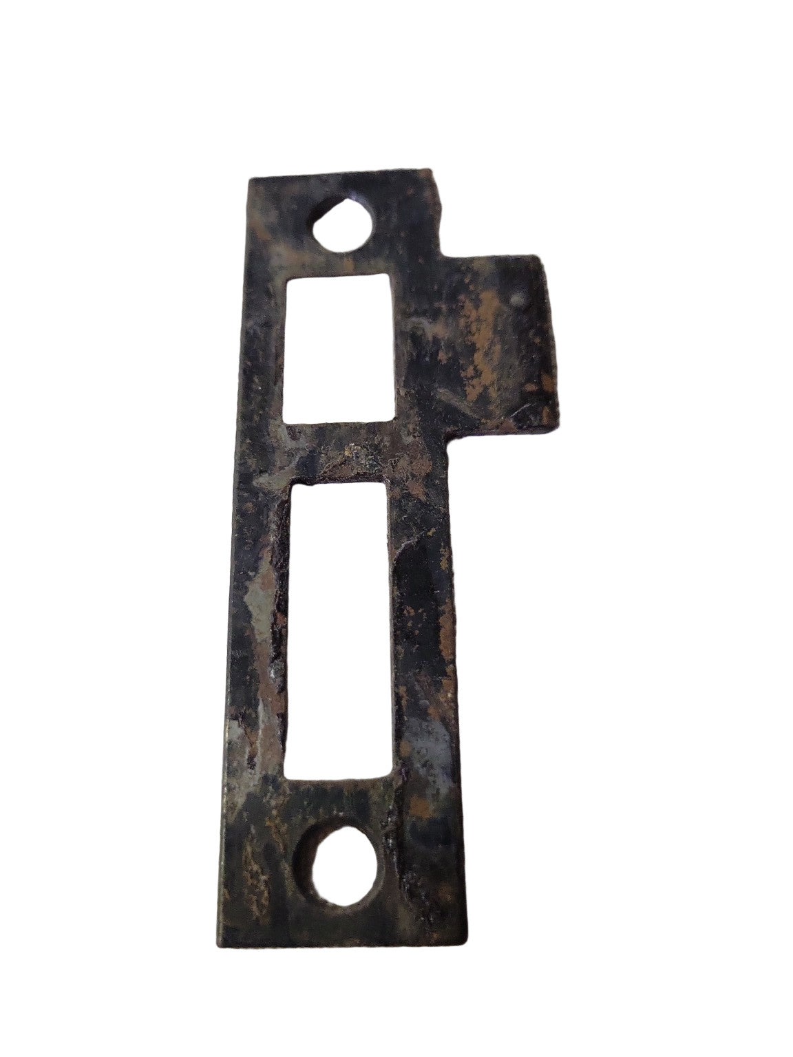 Vintage Steel Door Strike Plate – 1" W x 3 1/4" H