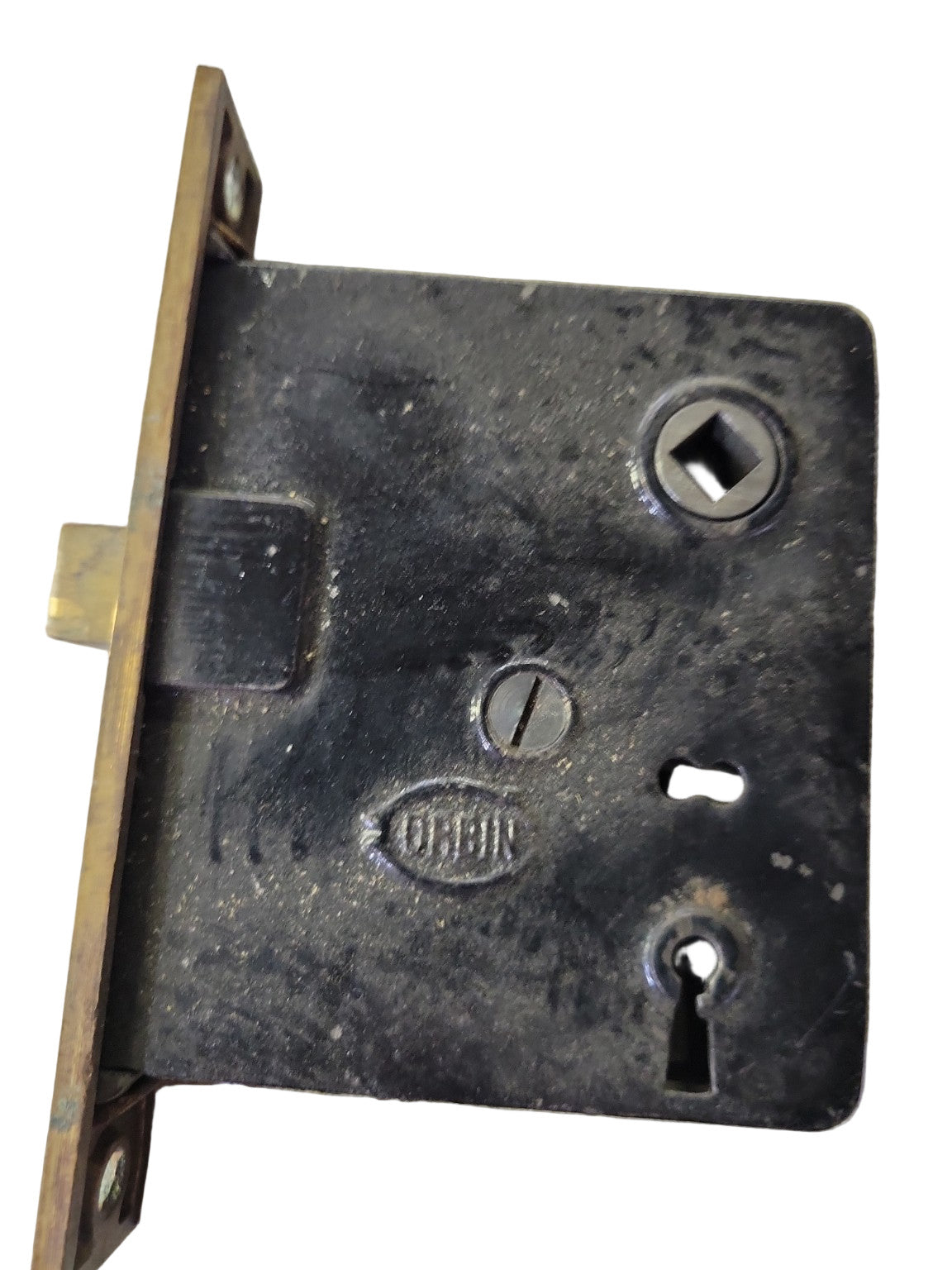 Vintage Corbin Mortise Door Lock – 7/8" W x 5 3/8" H x 3 1/4" D