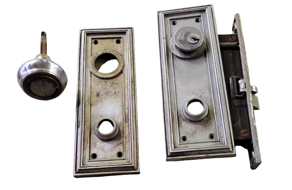 Russwin Mortise Lockset with Plates and Knob