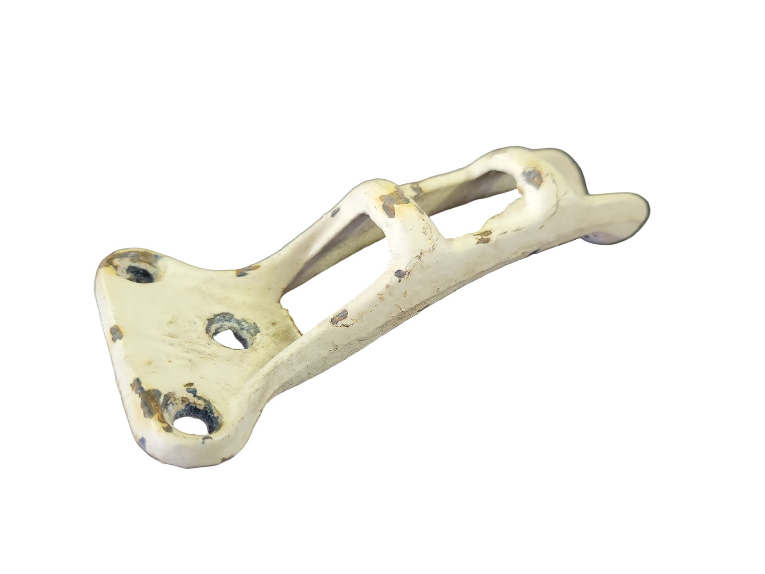 Antique Cast Iron Flagpole Holder – Marked “3/4”, Painted Surface (2 ½" x 5" x 1")