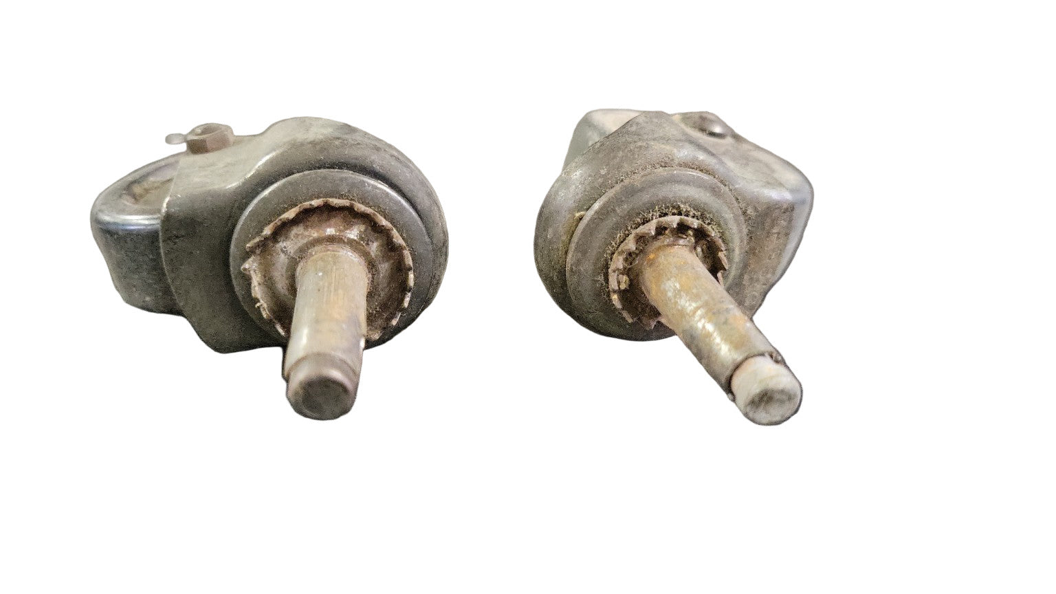Set of 2 Vintage Furniture Casters – 1 ¾" Wheels