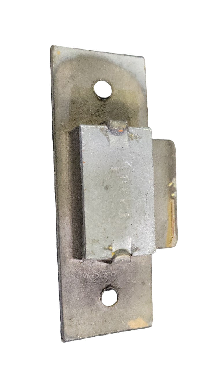 Vintage Steel Strike Plate – 3 ¾" L x 1 ¼" W