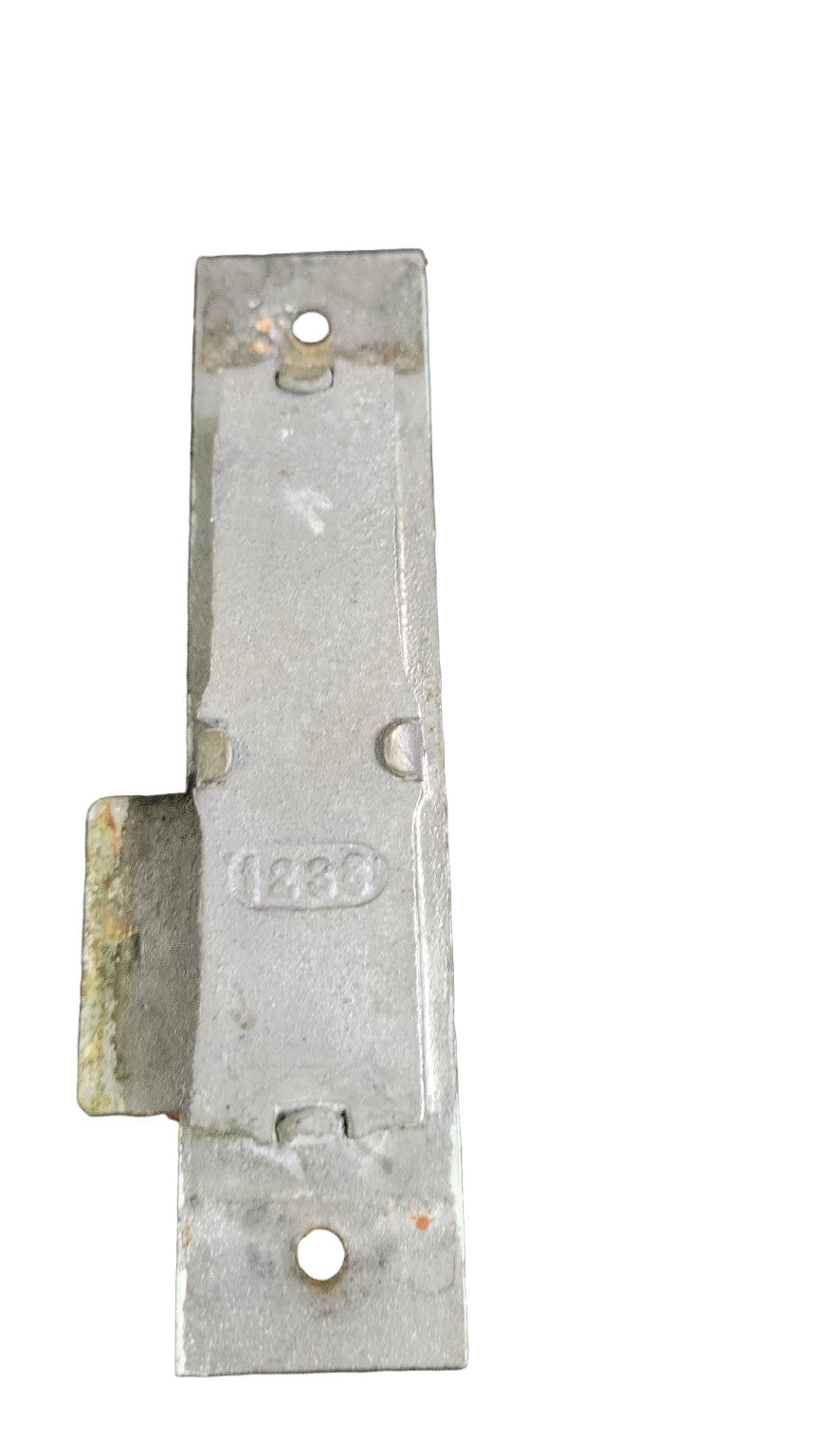 Antique Steel Strike Plate – Marked 1238 – 5 ⅝" L x 1 ¼" W