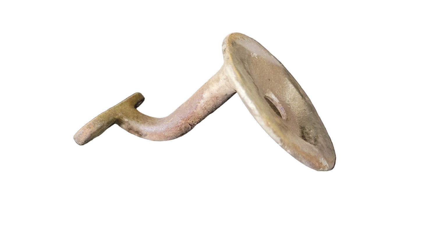 Vintage Cast Iron Railing Bracket – Wall Mount Handrail Holder