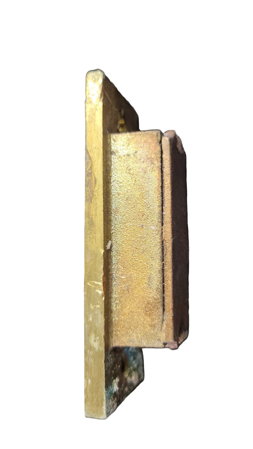 Recessed Solid Brass Mortise Latch Strike – Marked “1205”