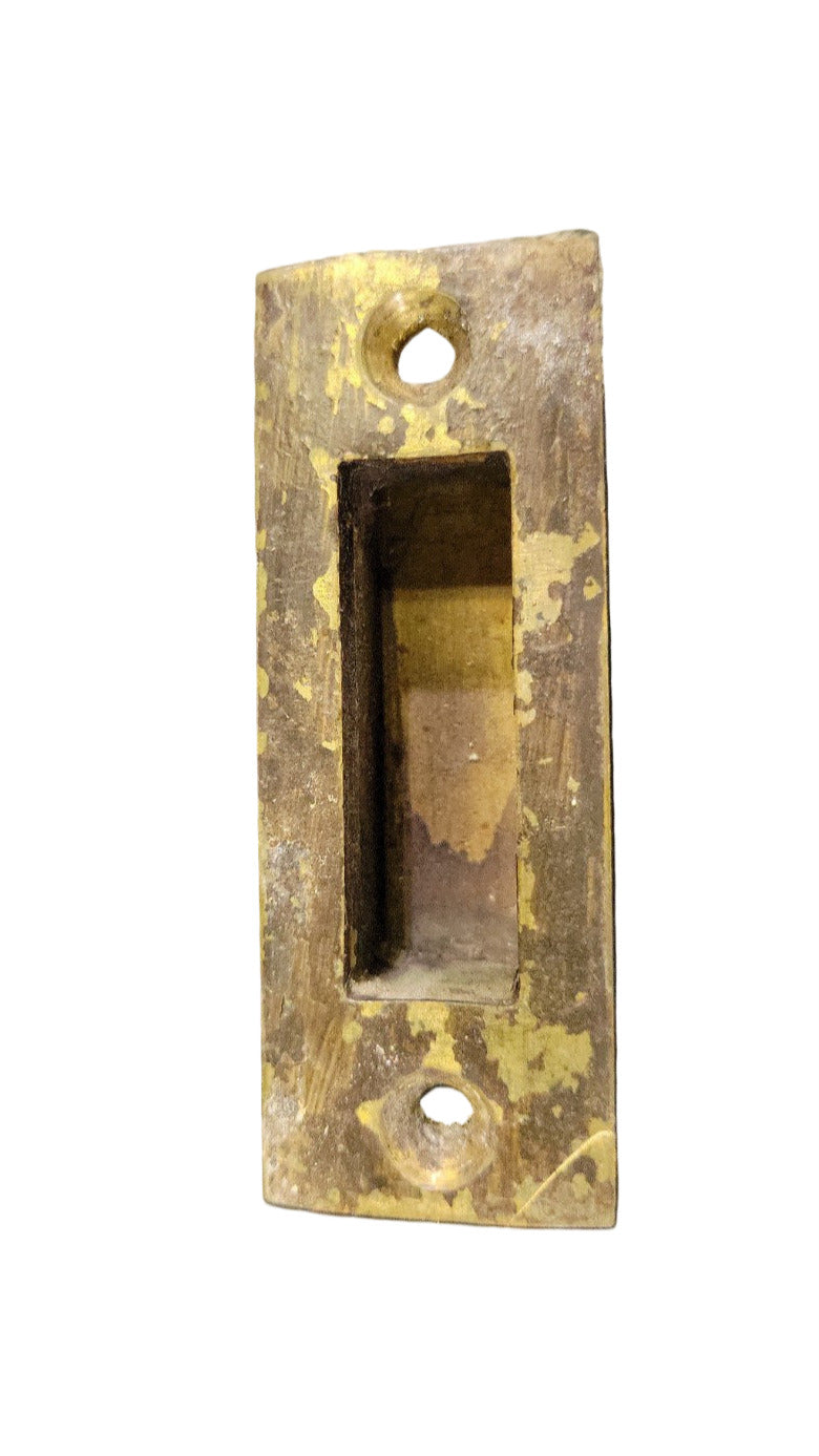 Recessed Solid Brass Mortise Latch Strike – Marked “1205”