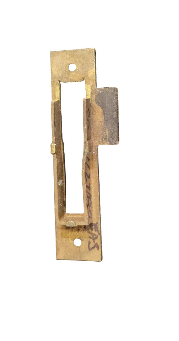 Vintage Solid Brass Mortise Strike Plate