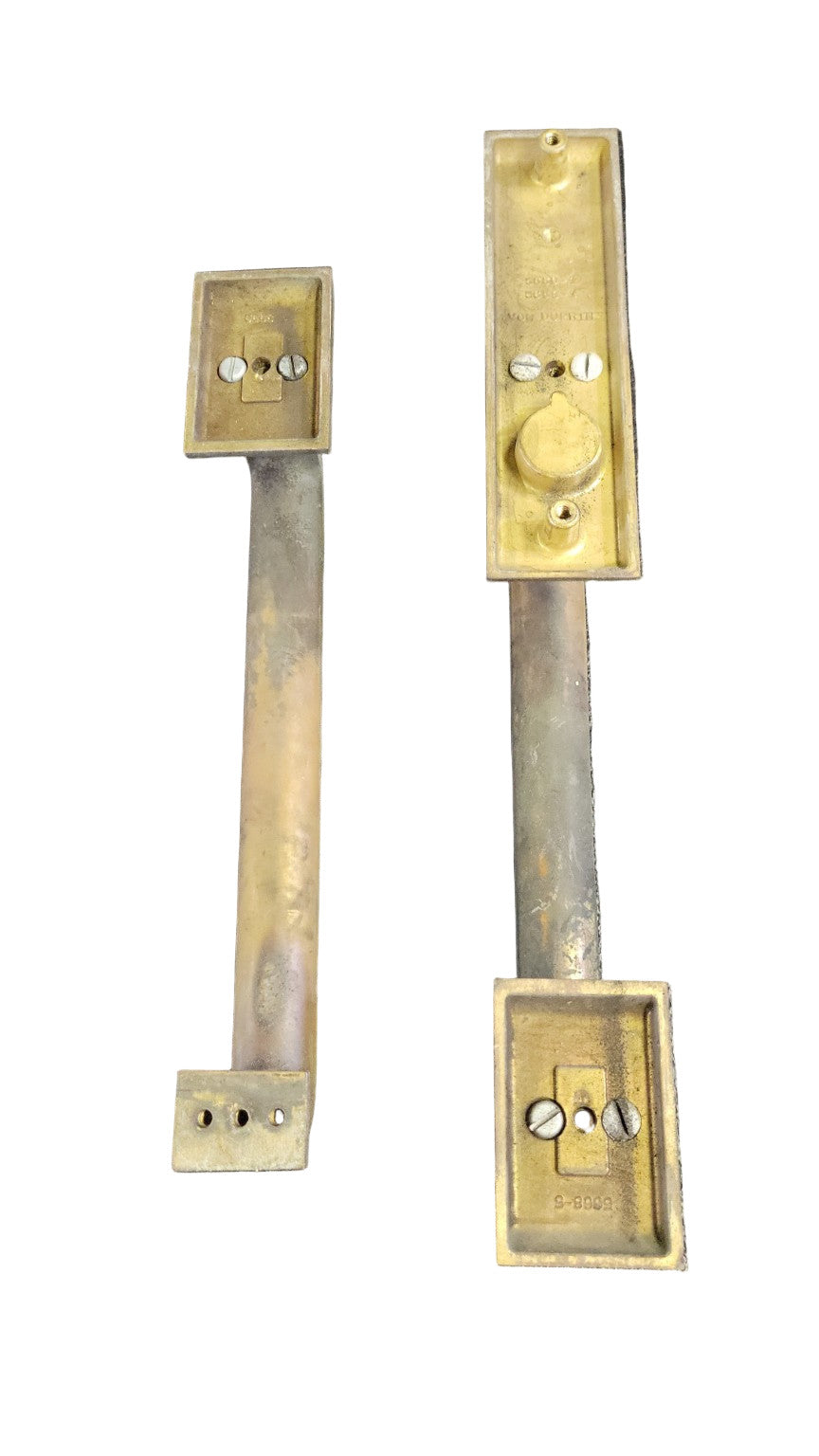 Von Duprin Solid Brass Commercial Door Pulls – 5660-1, 5668-1, 5668-5 (Set of 2)