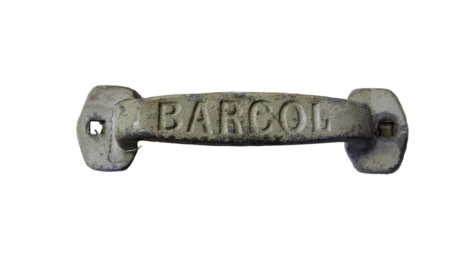 Cast Aluminum Handle – Marked "BARCOL" – 8″