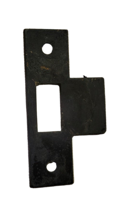 Steel Mortise Strike Plate – 4″ with Tab