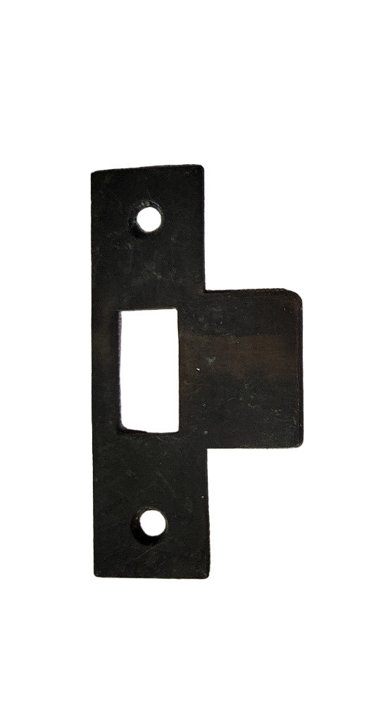 Steel Mortise Strike Plate – 4″ with Tab