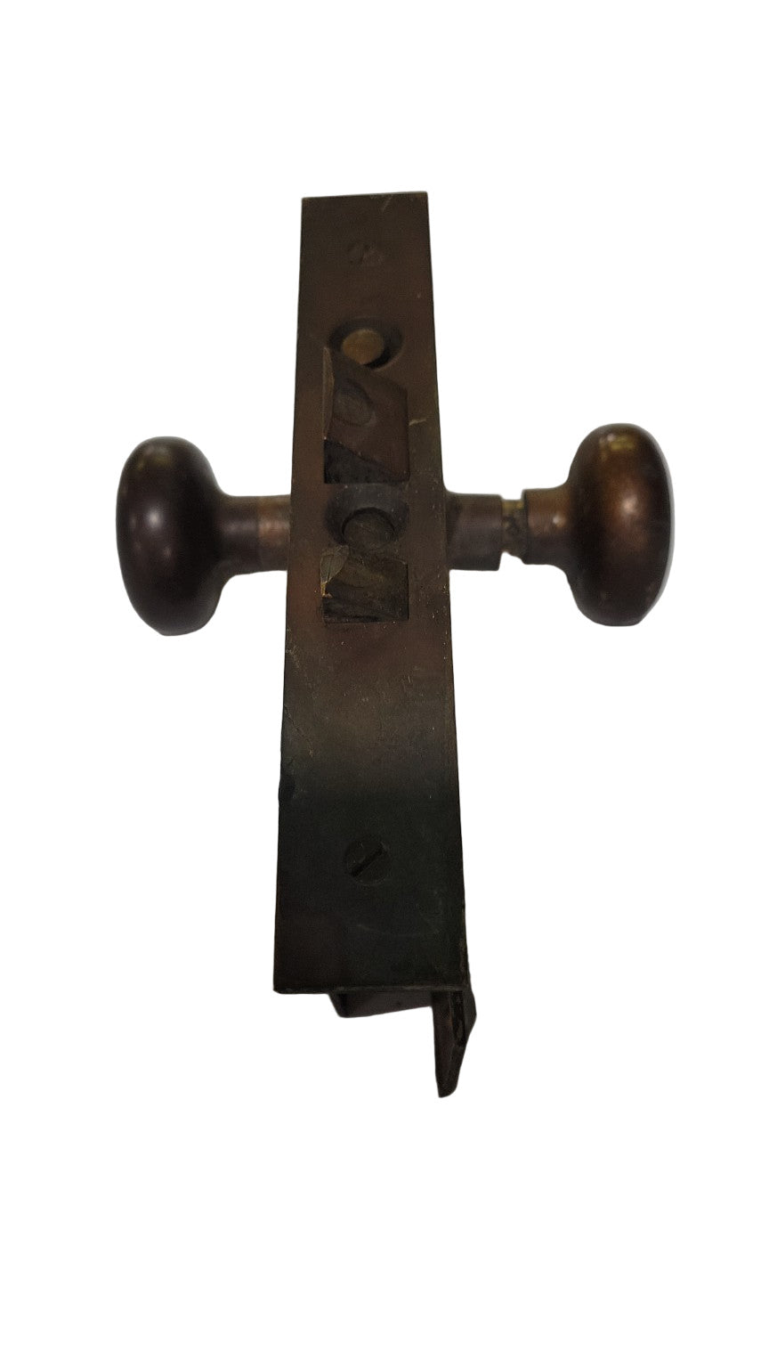 Antique SARGENT & CO "EASY SPRING" Mortise Lockset – Pat. Aug. 31, 1909