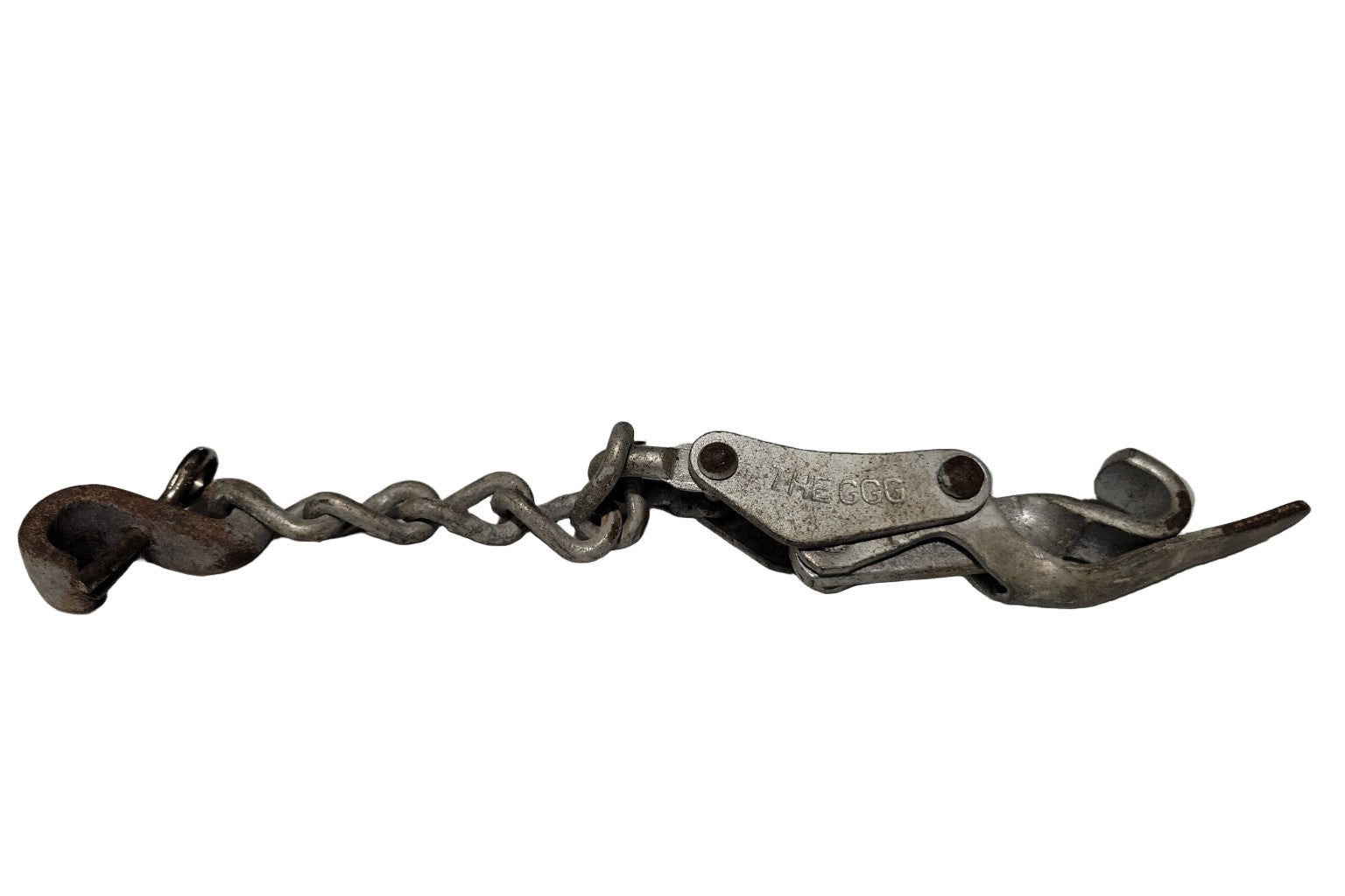 Vintage “The GGG” Steel Chain Load Binder / Lever Load Chain Binder – 4½"