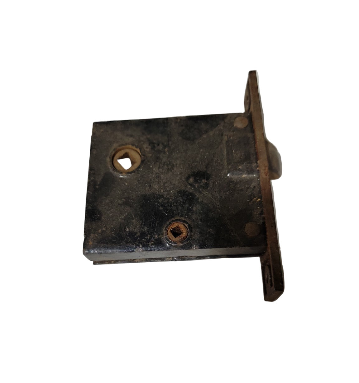 Antique Mortise Lock Case – 3 ¼" W x 2 ⅞" H