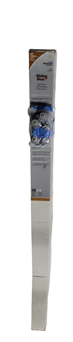 National Hardware Sliding Door Steel Track Hardware Set – 60" (Model N343-079, 7100D)