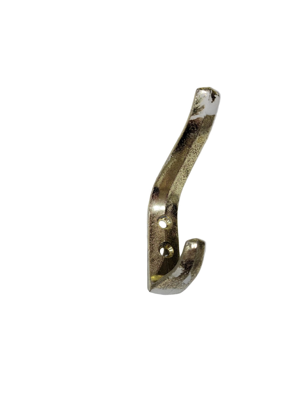 Mid-Century Modern Solid Brass Wall Hooks – Set of 10