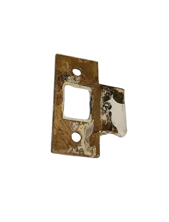 Vintage Brass Door Strike Plate – 2" x 1 ½"