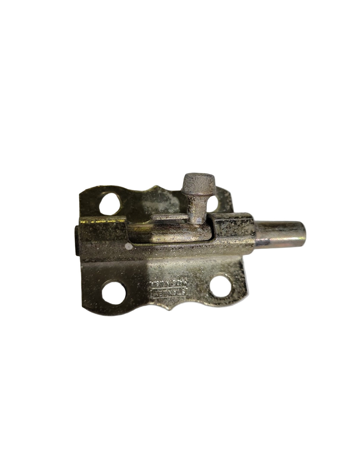 Vintage Brass Barrel Slide Bolt Latch – 2½ x 1½