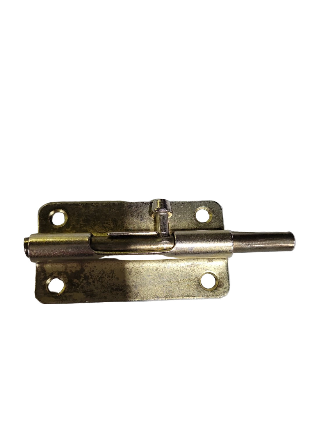 Vintage Brass Barrel Slide Bolt Latch – 4" x 1⅝" x ¾"