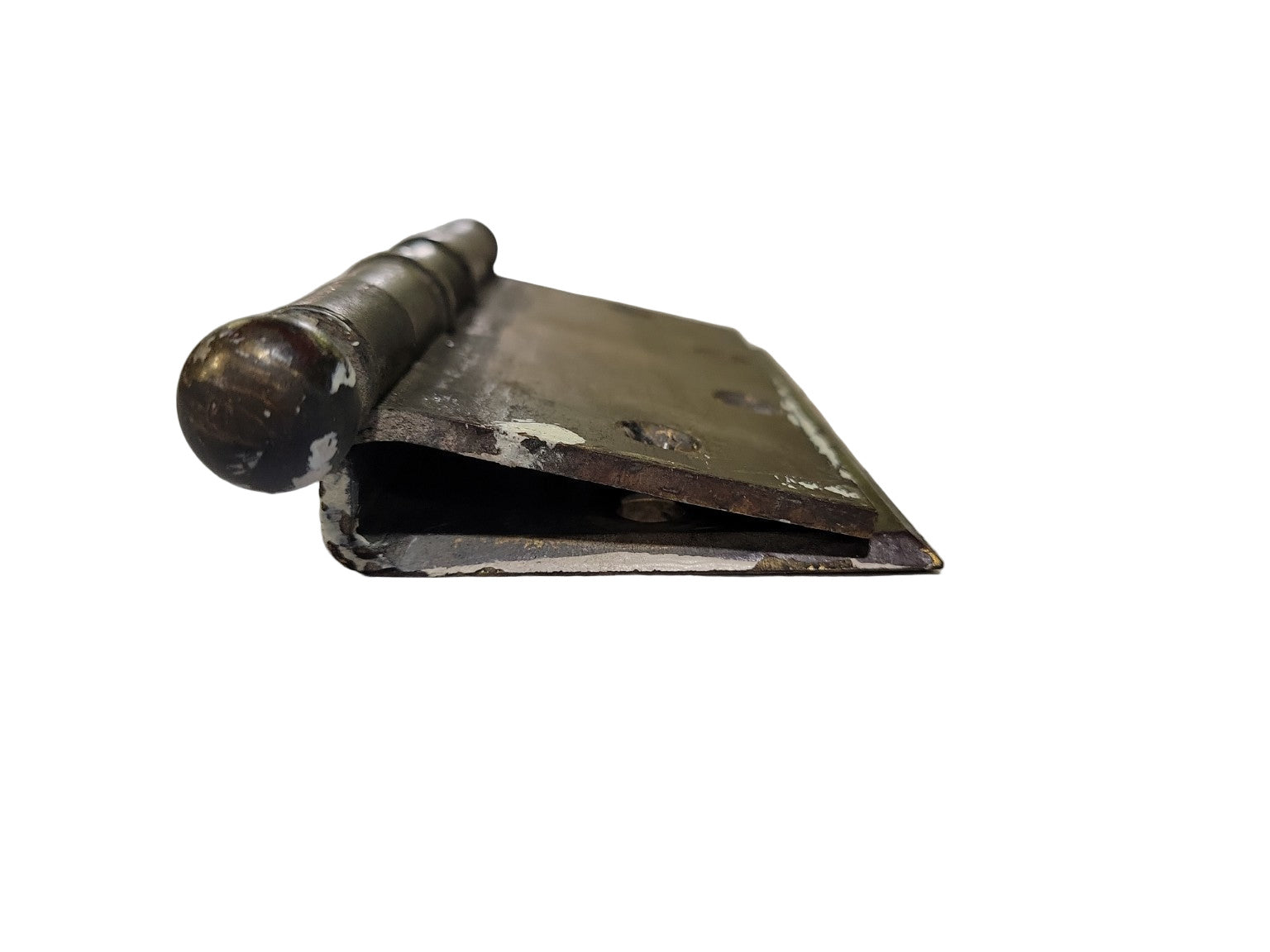 Antique Brass Offset Ball-Tip Commercial Door Hinge – 5 ⅜" x 5"