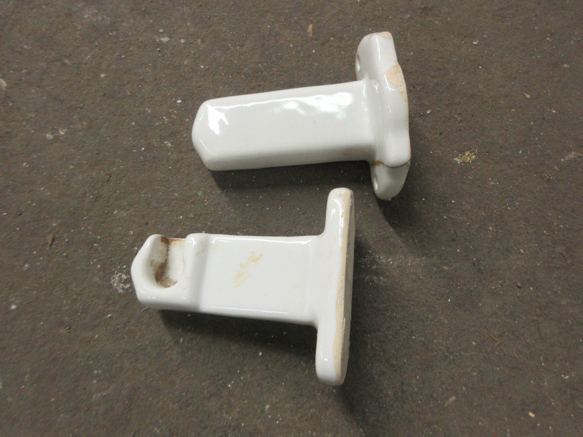 Pair of Porcelain Wall Mount Towel Bar Holders – Rebuilders Xchange