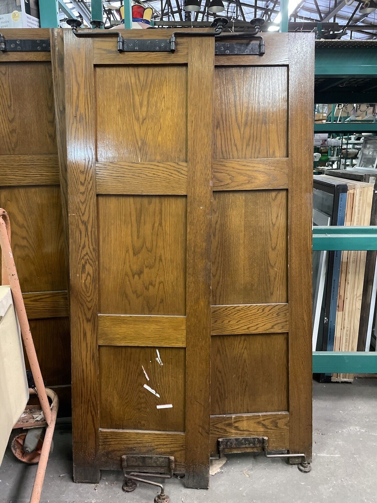 Set of Two Vintage Evans Swing Away Vanishing Doors