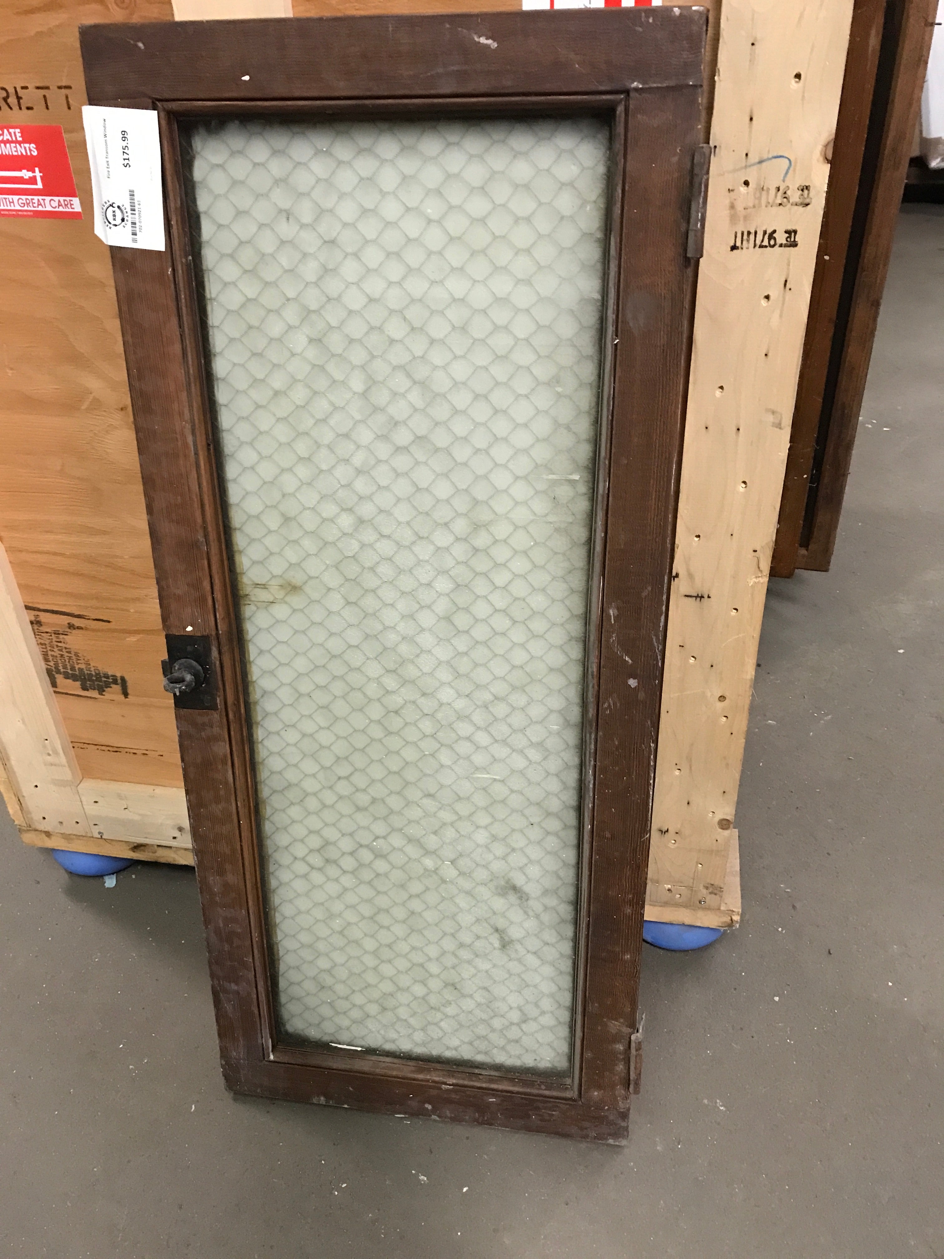 Fire Exit Transom Window