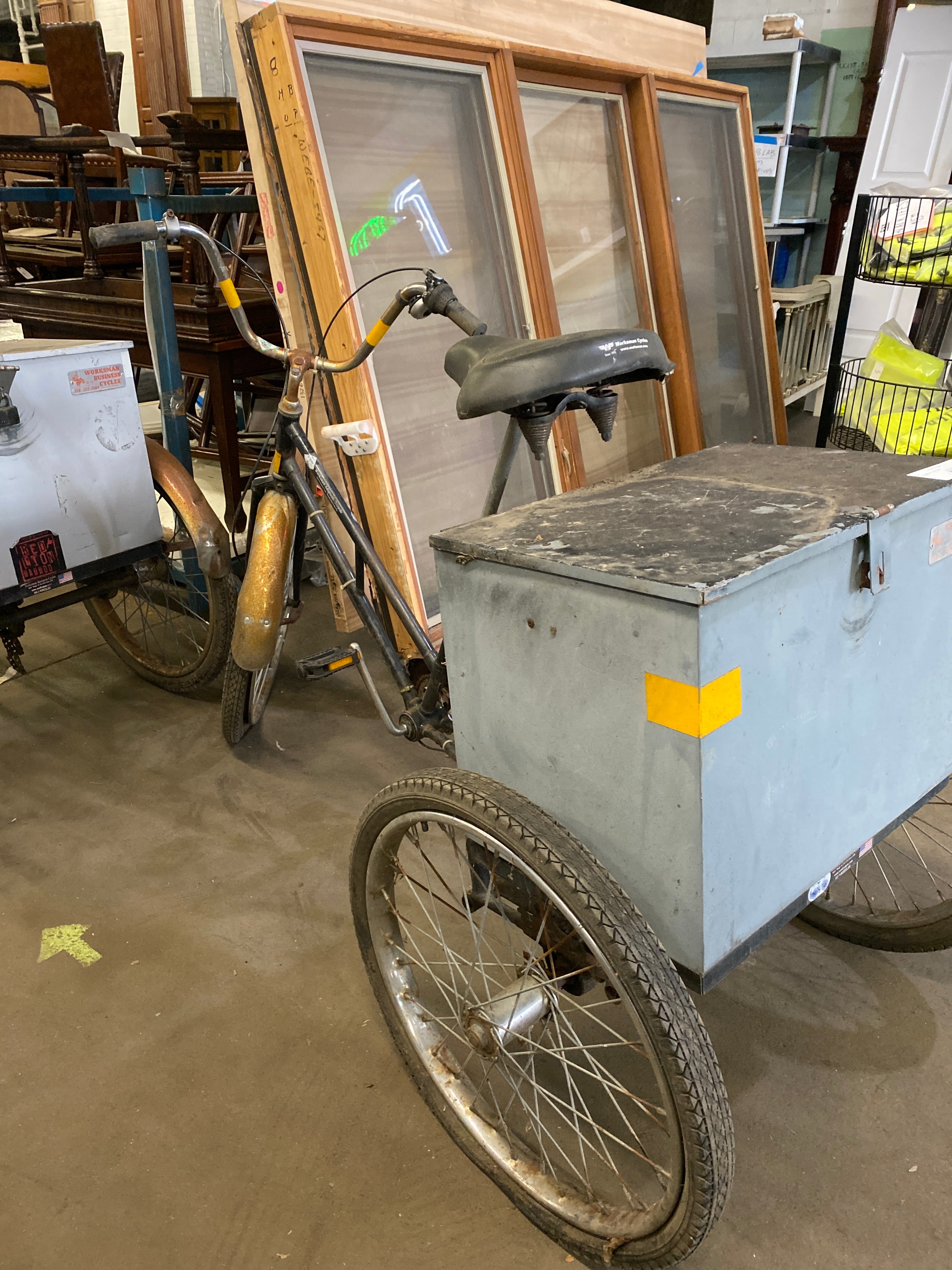 Tricycle Bike with cargo basket