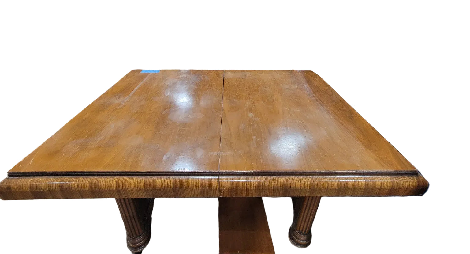 Vintage Art Deco Waterfall Extension Dining Table