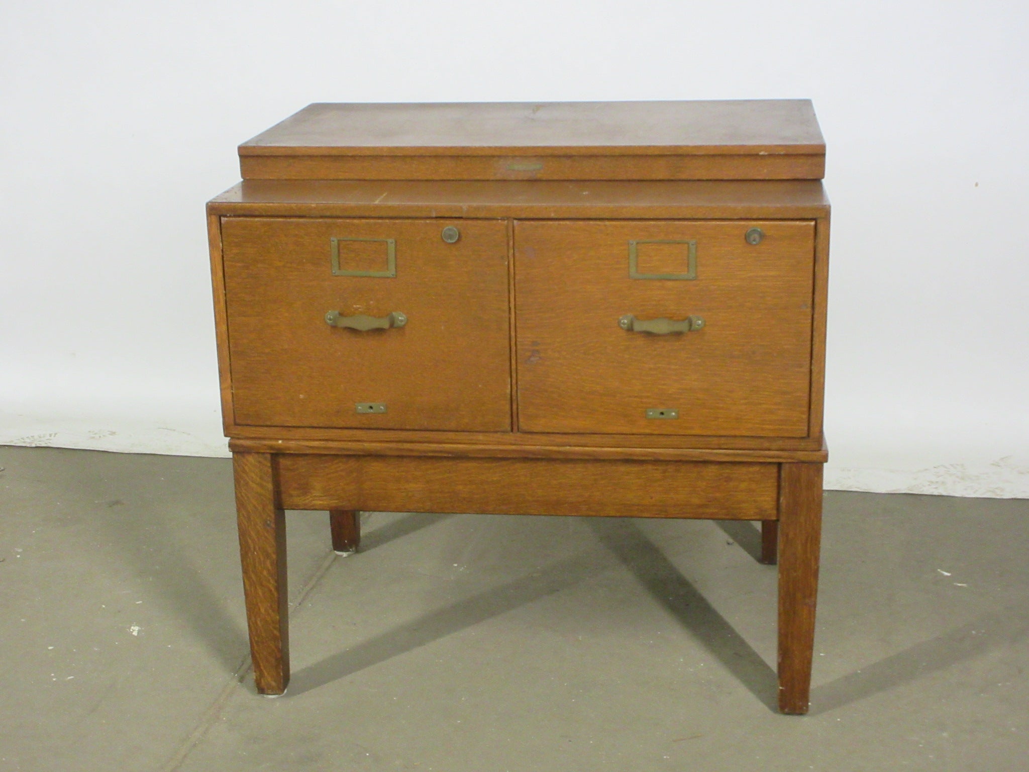 Vintage Remington Rand Library Filing Table