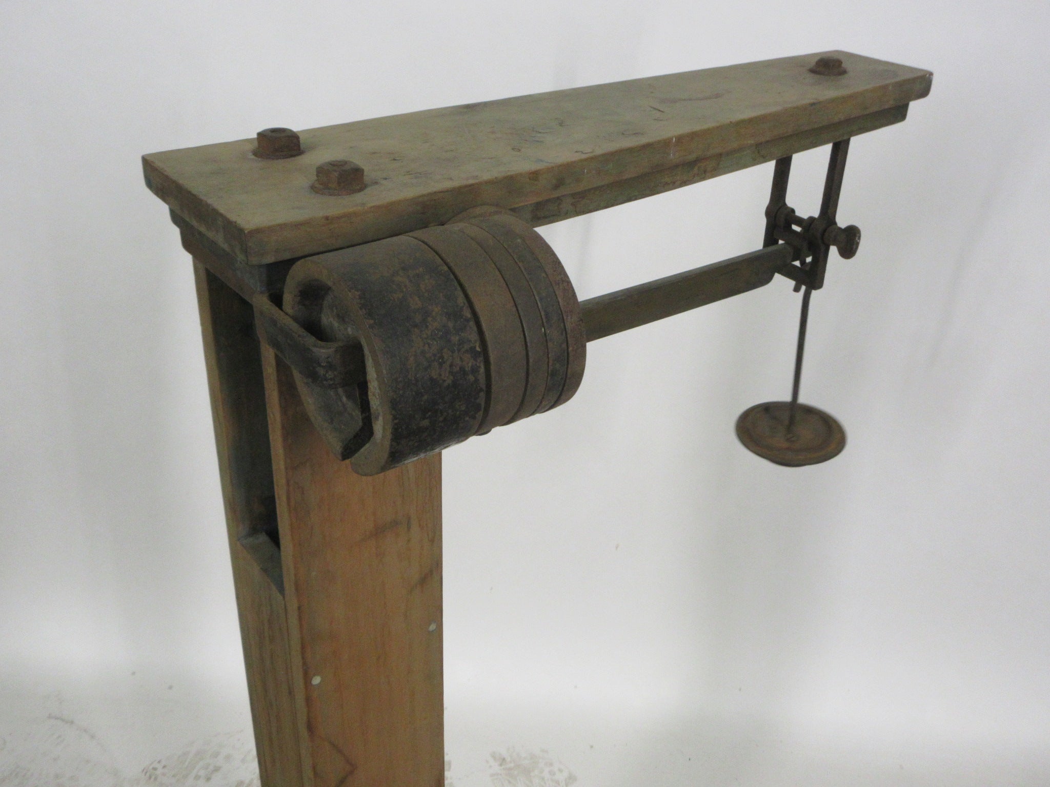 Antique Wheeled Fairbanks Platform Scale