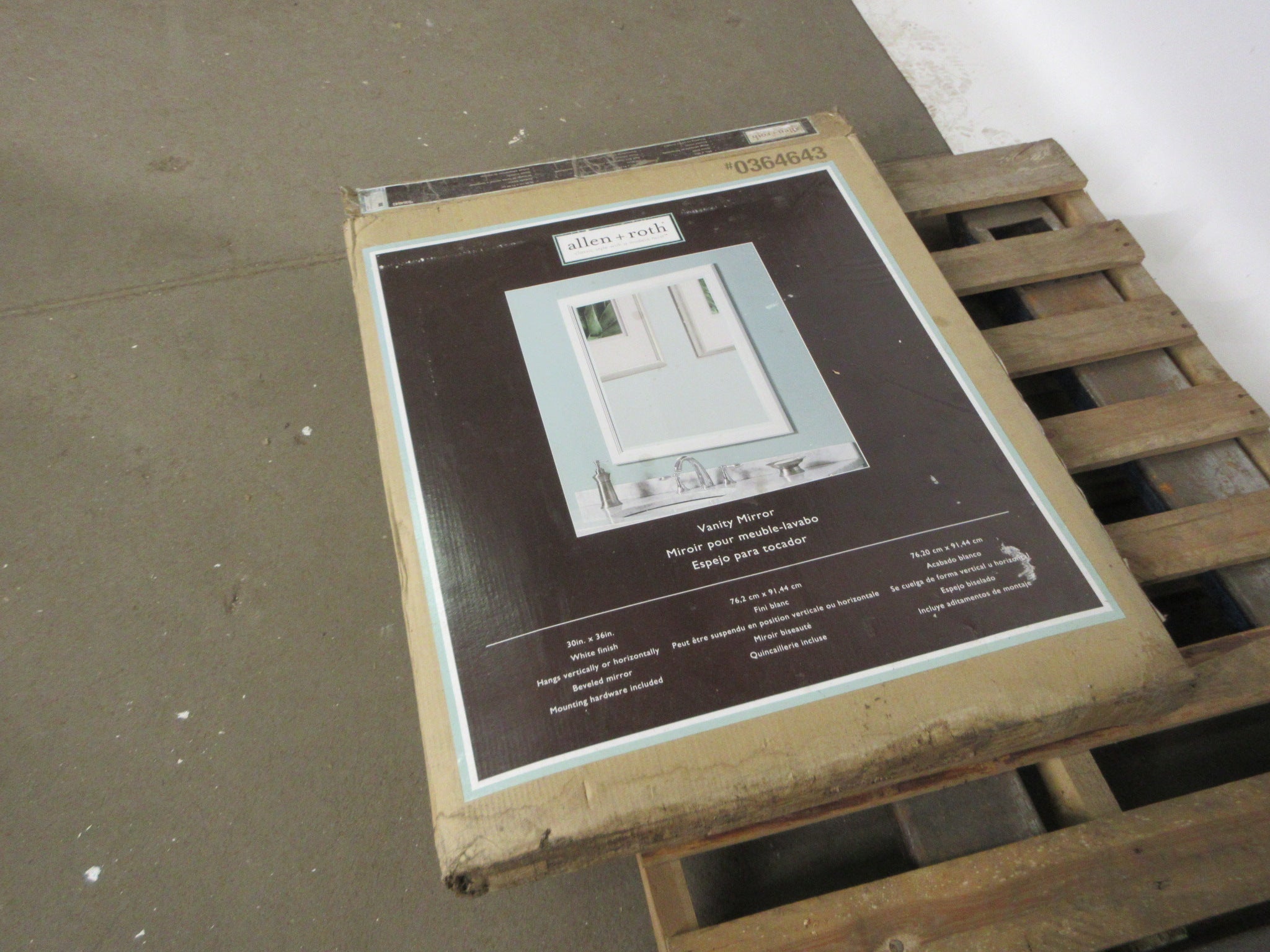 Framed Vanity Mirror