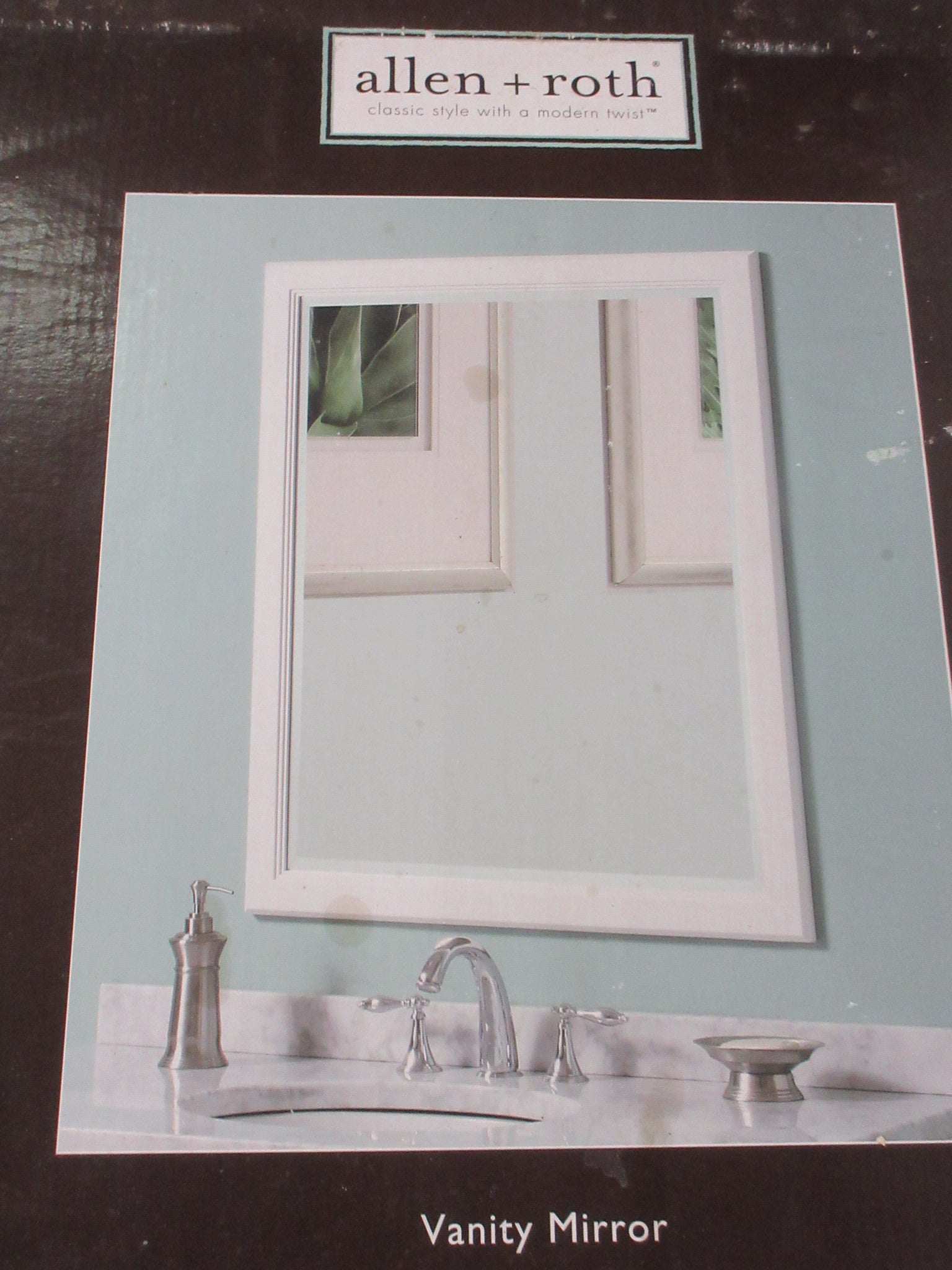 Framed Vanity Mirror