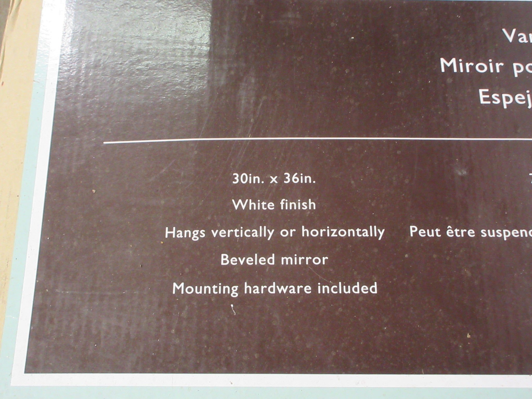 Framed Vanity Mirror