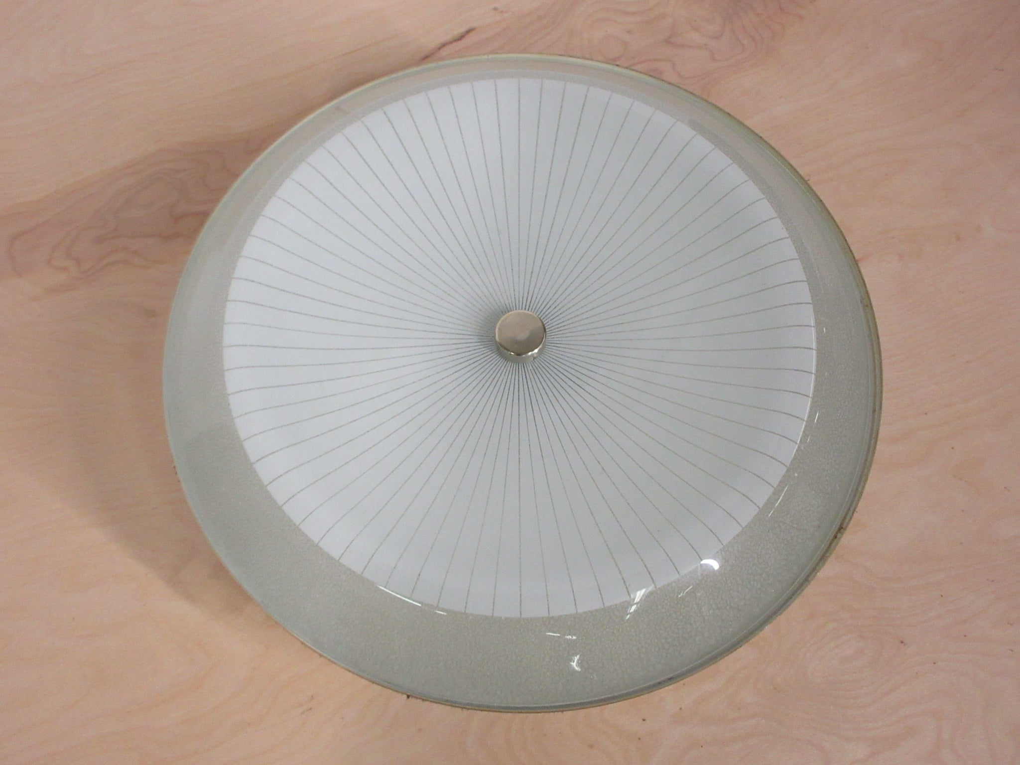 Vintage Brass Ceiling Mount Light Fixture