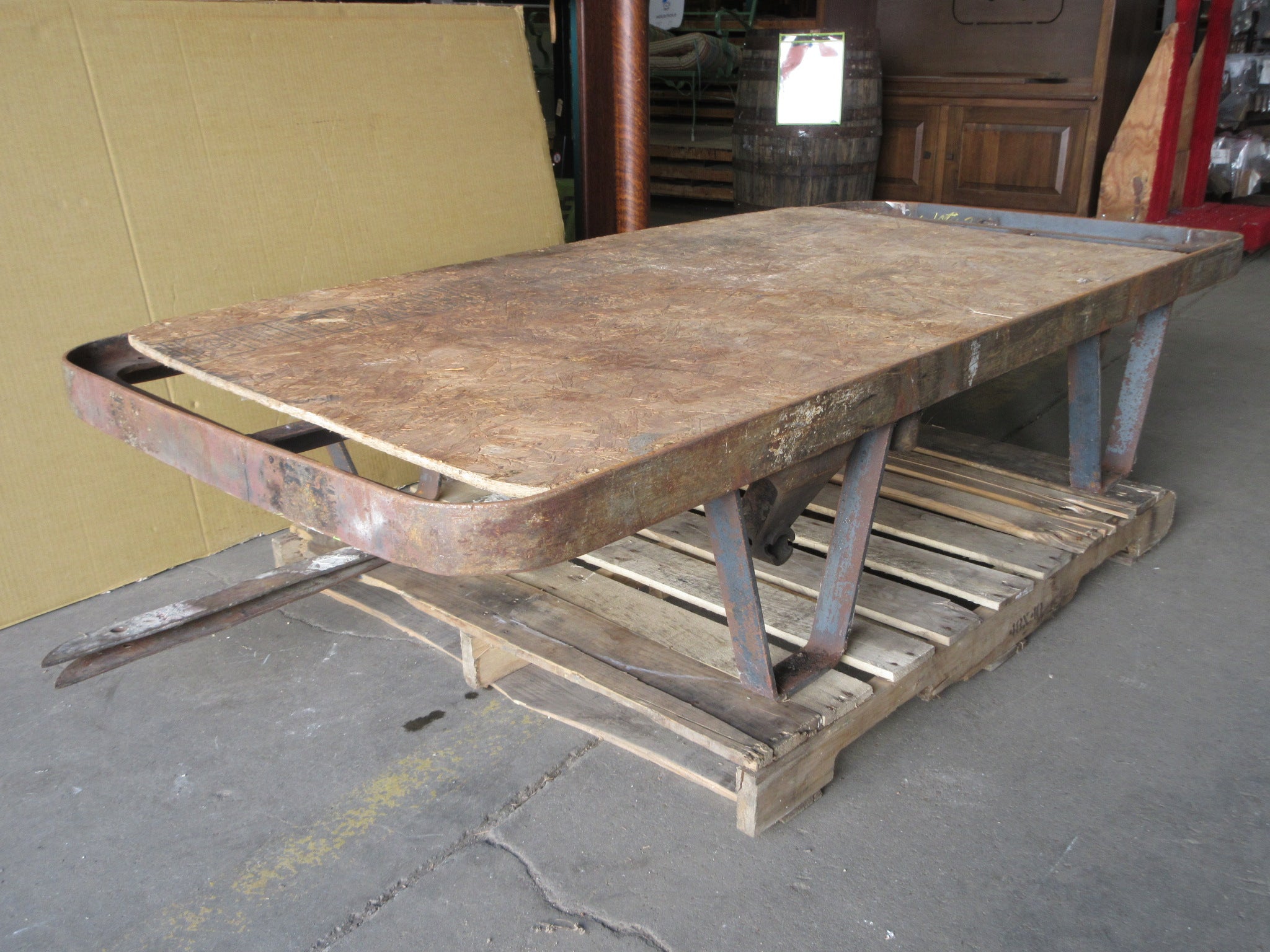 Vintage Industrial Pallet Base