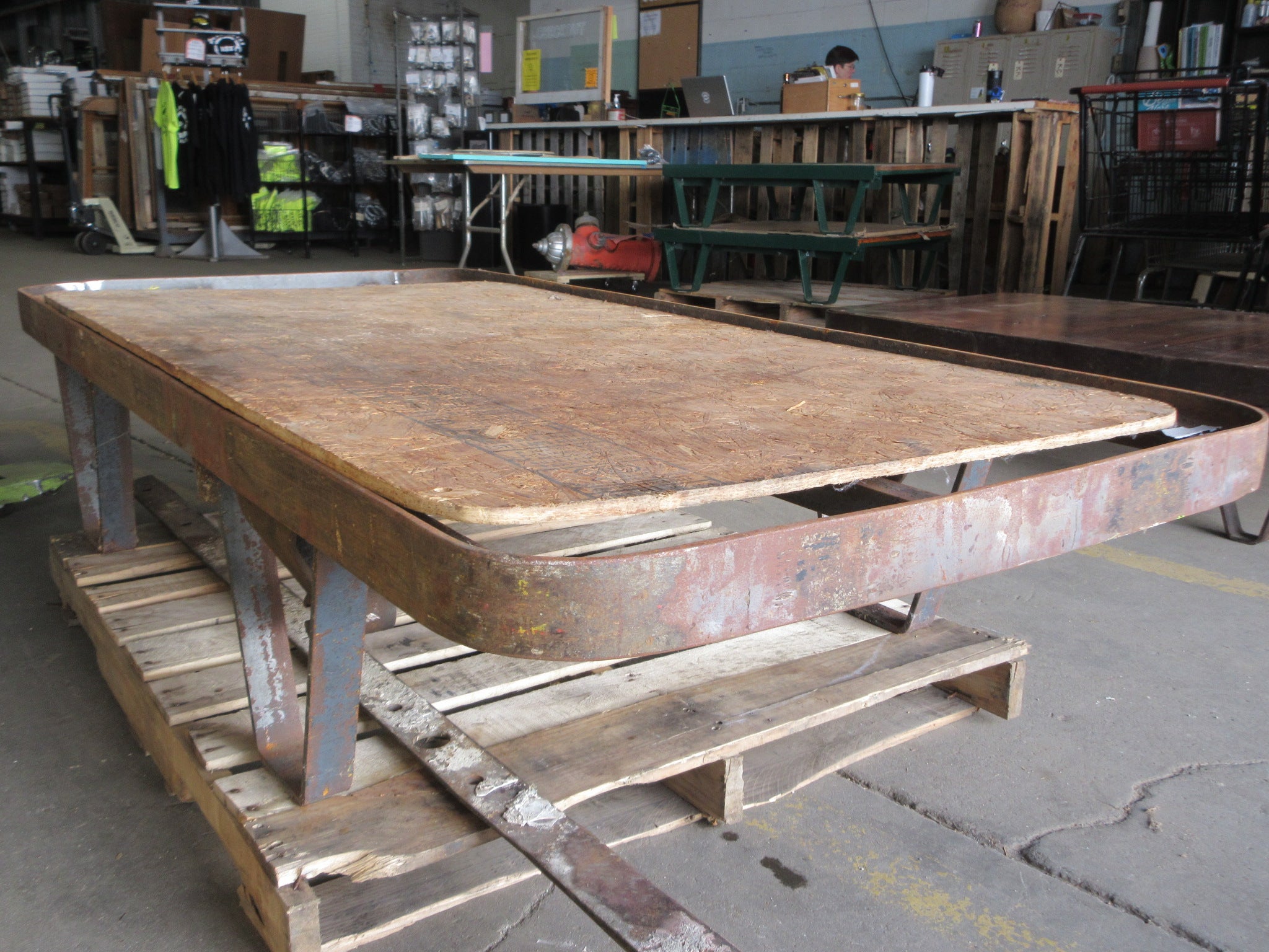 Vintage Industrial Pallet Base