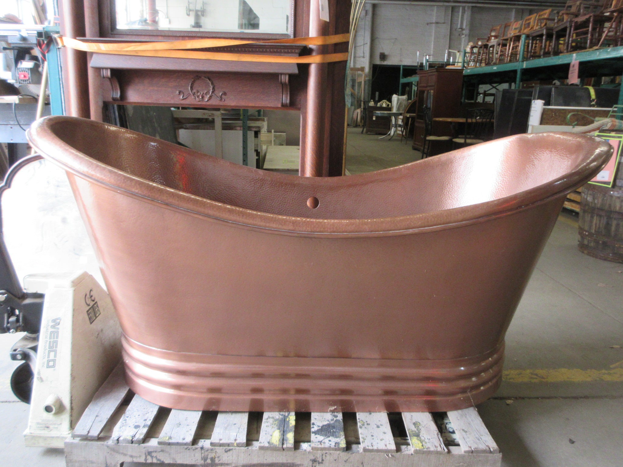 Hammered Copper Tub