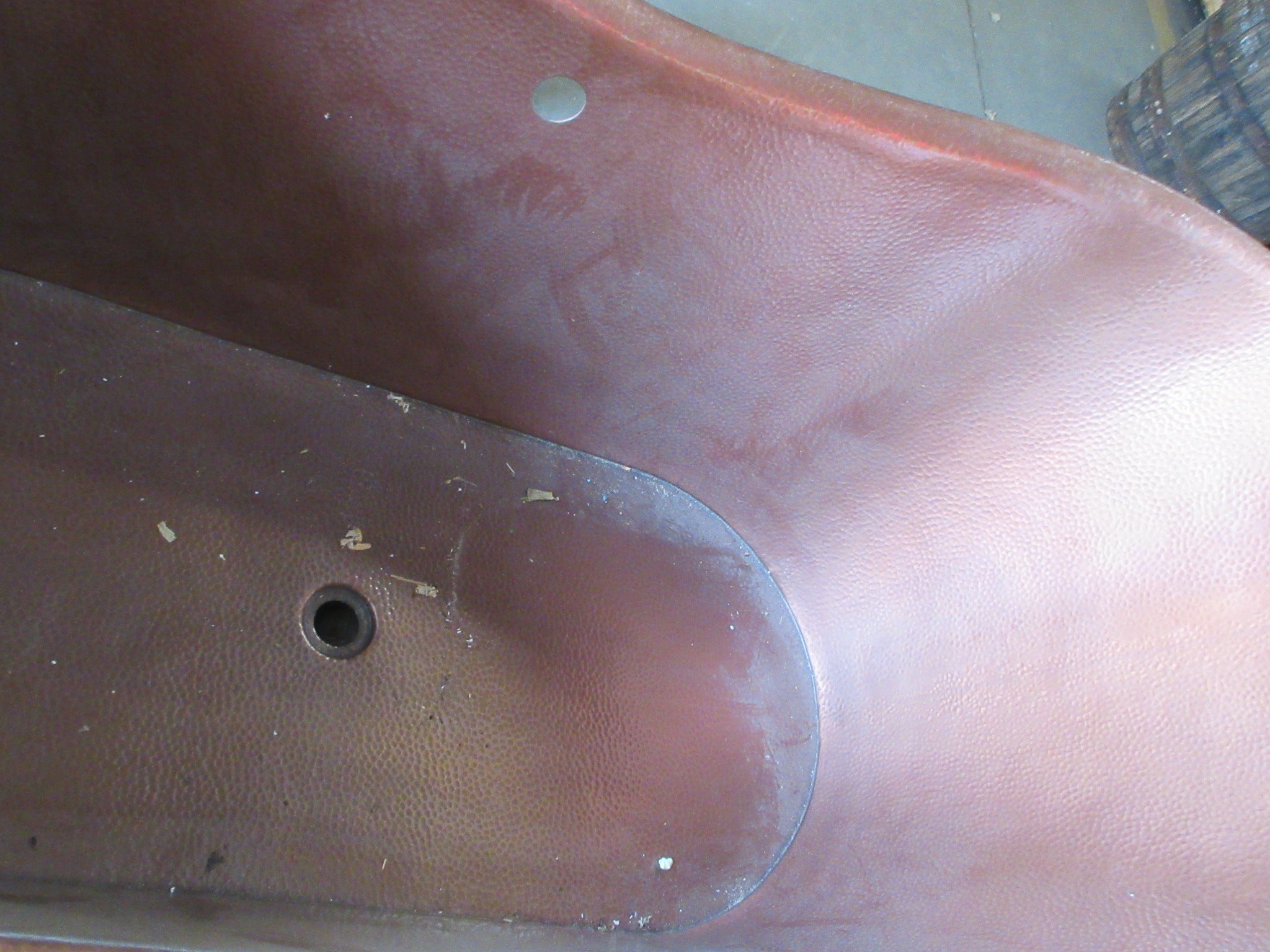 Hammered Copper Tub