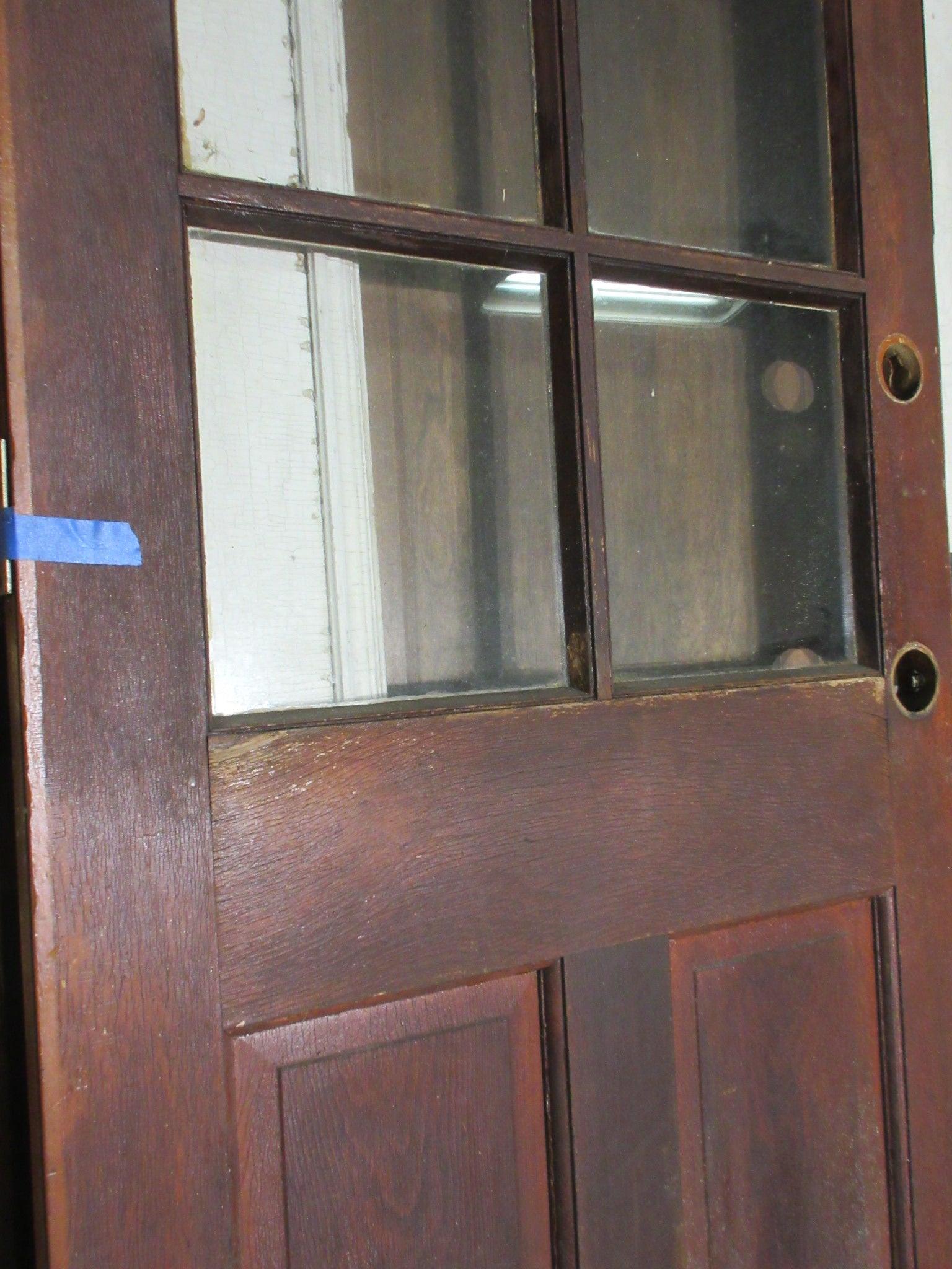 Six Lite Paneled Entry Door
