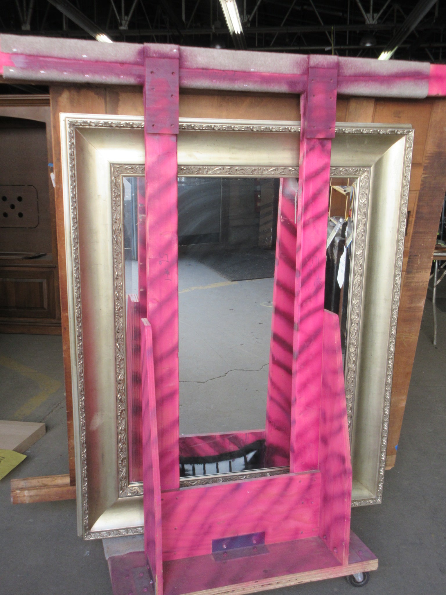 Oversized Framed Mirror