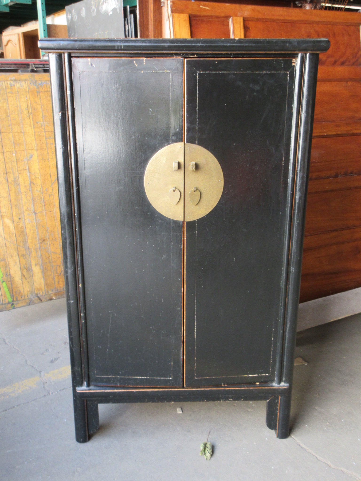 Oriental Style Two Door Cabinet