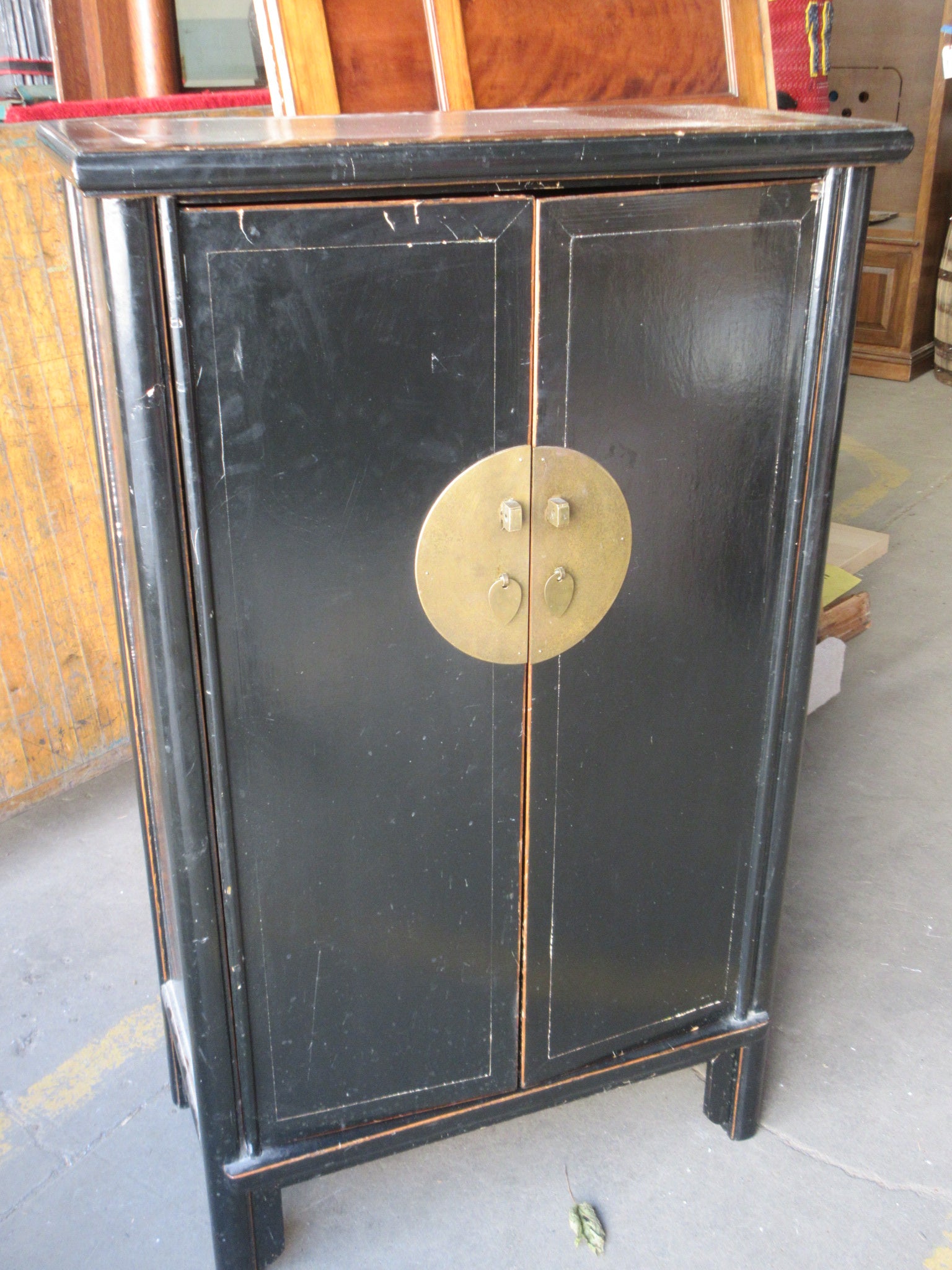 Oriental Style Two Door Cabinet