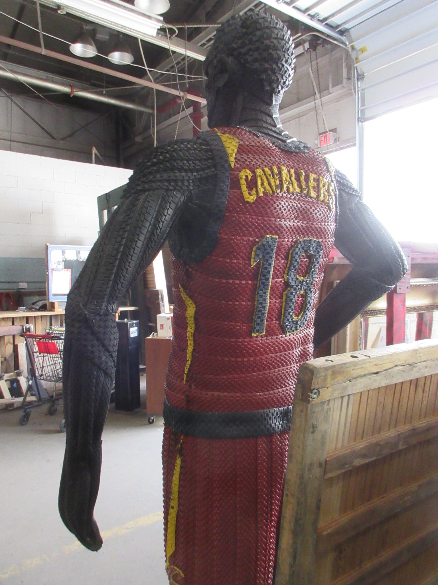 Goodyear Wingfoots x Cleveland Cavaliers Rubber Player Art