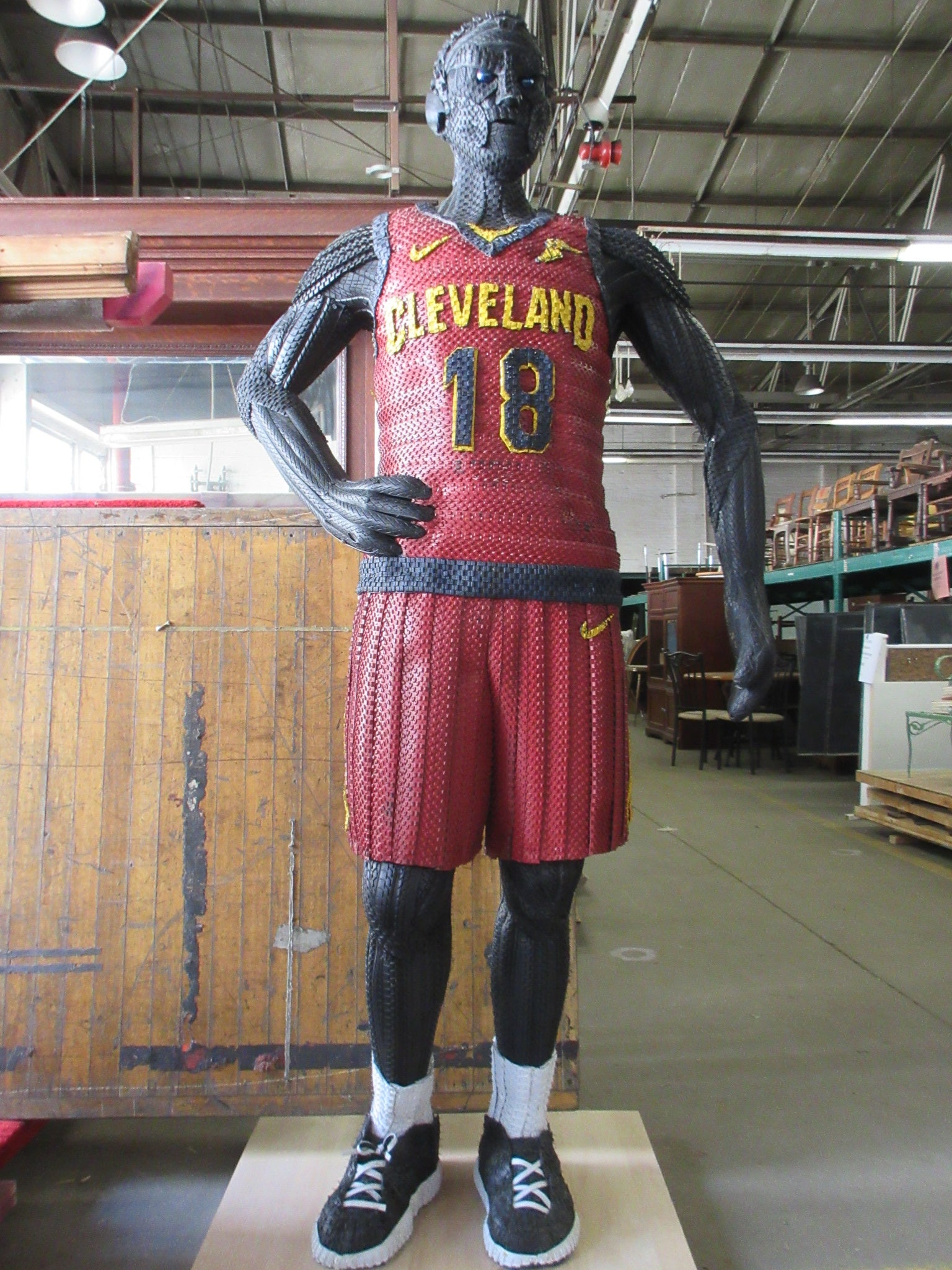 Goodyear Wingfoots x Cleveland Cavaliers Rubber Player Art