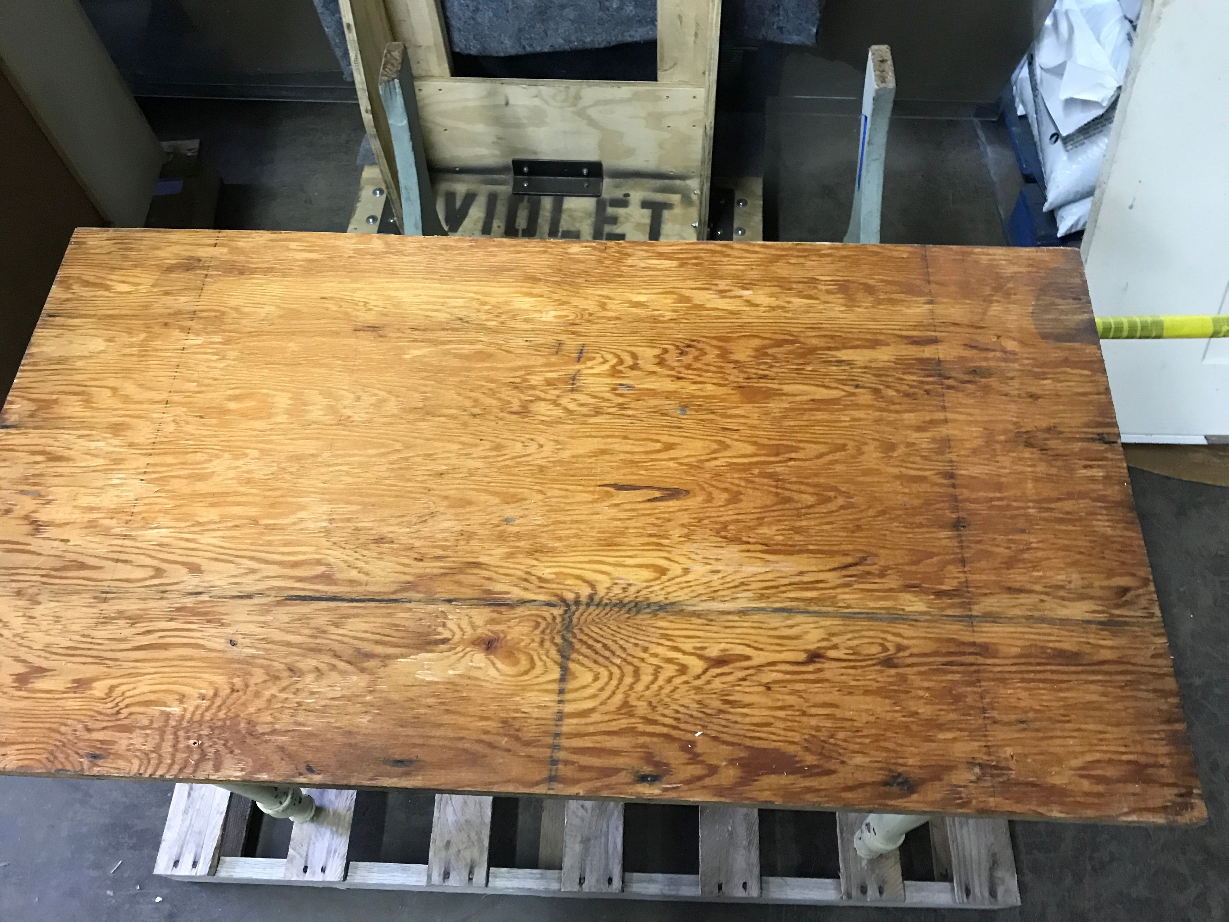 Wood Table 21 1/4” x 40”